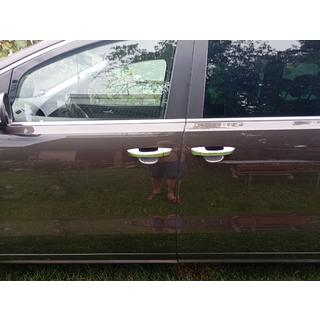 Deurgreep covers (set 4 stuks, RVS) Seat Alhambra 2010– foto 2