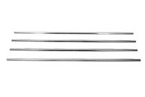 Toyota Corolla 2007–2013 Buiten raamomlijsting set (4-delig, RVS) Carmos - Turks staal foto 5