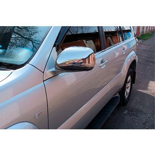 RVS spiegelkappen (set van 2) Toyota Land Cruiser Prado 120 2002–2009 foto 4