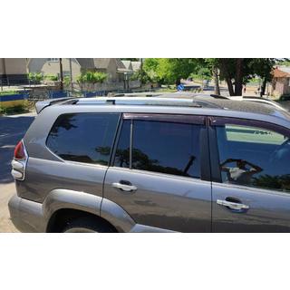 Turkse chromen dakrails Toyota Land Cruiser Prado 120 2002–2009 foto 2