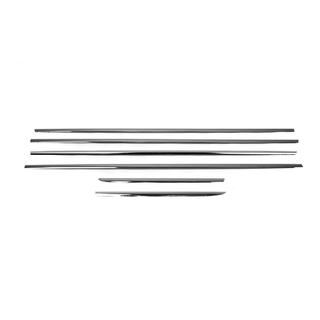 RVS raamomlijsting set (6 stuks) Toyota Land Cruiser Prado 150 2009–2023 foto 3