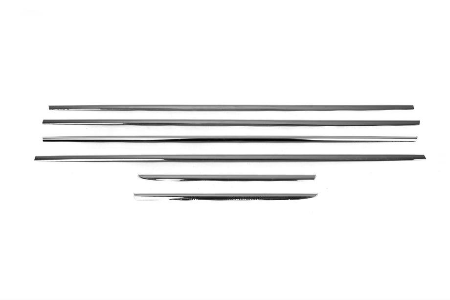 Toyota Land Cruiser Prado 150 2009–2023 RVS raamomlijsting set (6 stuks) Foto 3