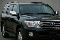 Toyota Land Cruiser 200 2007–2021 RVS chromen spiegelkappen 2008-2012 (2 stuks) foto 1