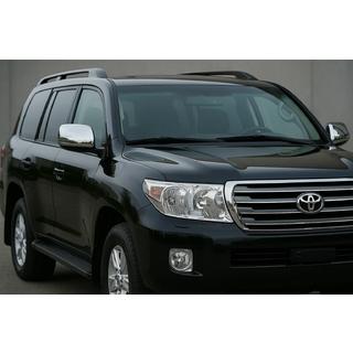 RVS chromen spiegelkappen 2008-2012 (2 stuks) Toyota Land Cruiser 200 2007–2021 foto 1