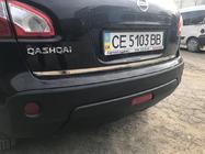 Nissan Qashqai 2010–2014 RVS randlijst voor kofferklep Carmos - Turks staal foto 4