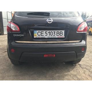 RVS randlijst voor kofferklep Nissan Qashqai 2010–2014 foto 3