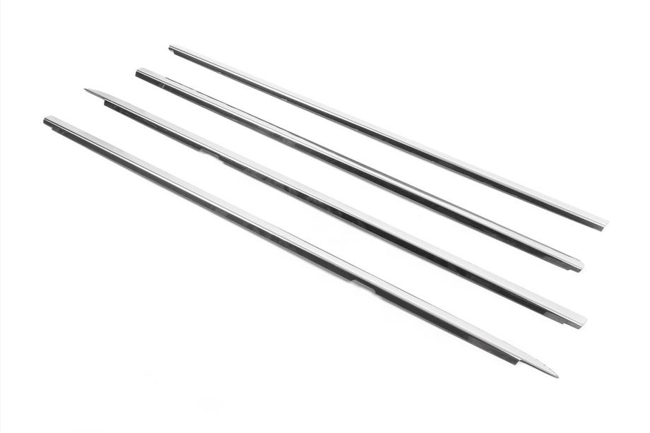 Volkswagen Golf 4 1997–2006 Buiten raamomlijsting set (4-delig, RVS) OmsaLine - Italiaans roestvrij staal Foto 3