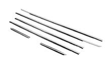 Volkswagen Passat B5 1997–2005 Buiten raamomlijsting set (4-delig, RVS) Carmos - Turks staal foto 3