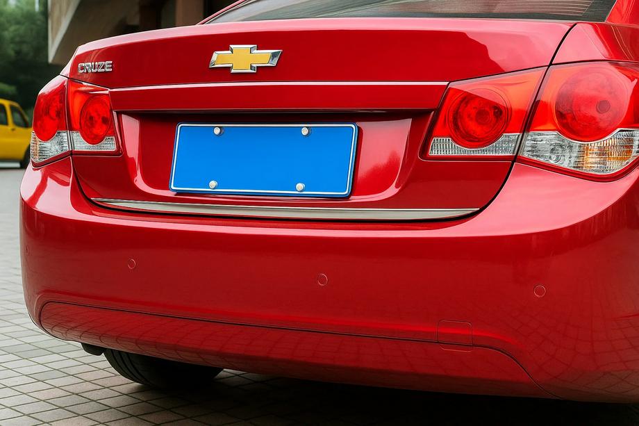 Chevrolet Cruze 2009–2015 RVS kofferbakrandbeschermer HB, Carmos - Turks staal Image