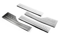 Fiat Doblo II 2010–2022 OmsaLine RVS instaplijsten (interieur) Set van 4 stuks, OmsaLine - Italiaans roestvrij staal foto 4