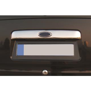 Chromensierstrip boven kenteken (OEM-montage, met uitsparing voor logo, RVS) foto 1