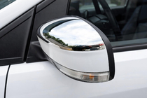 Ford Focus II 2008–2011 RVS spiegelkappen (2 stuks) Carmos - Turks staal foto 1