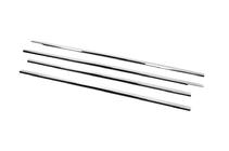 Hyundai Accent 2006–2010 Buiten raamomlijsting set (4-delig, RVS) foto 3