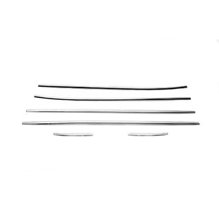 Onderste raamstijllijsten (6 stuks, RVS) Hyundai Accent 2011–2017 foto 2