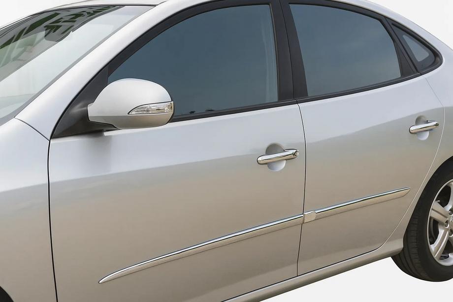 Hyundai Elantra (HD) 2006–2011 RVS deurgreep covers (4 stuks) OmsaLine - Italiaans roestvrij staal Image