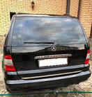 Mercedes ML W163 1997–2005 RVS sierstrip boven het kenteken Verchroomd kunststof foto 1