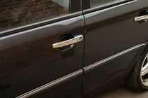 Mercedes C-klasse W202 1993–2001 Deurgreep covers (set 4 stuks, RVS) foto 1