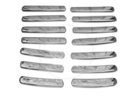 Mitsubishi L200 2006–2015 Sierlijsten voor radiateurgrille (14-delig, RVS) Carmos - Turks staal foto 3