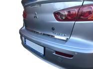 Mitsubishi Lancer X 2008– RVS kofferbakrandlijst Carmos - Turks staal foto 1