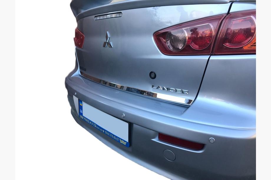 Mitsubishi Lancer X 2008– RVS kofferbakrandlijst Carmos - Turks staal Image