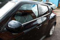 Nissan Juke 2010–2019 Raamomlijsting (4-delig, RVS) Carmos - Turks staal foto 2