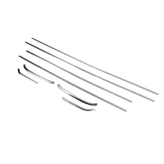 Onderste raamomlijsting set (Hatchback, 8-delig, RVS) foto 3