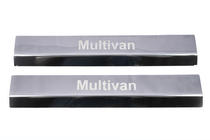 Volkswagen T5 2010–2015 Chromen dorpellijsten LASER (set 2 stuks) Caravelle foto 2