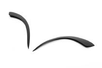 Renault Kangoo 1998–2008 Koplampwimpers (2 stuks, zwart ABS) (2003-2008) Hoogglans zwart foto 6