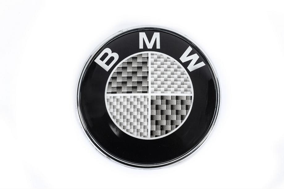 BMW 5 Serie E34 1988–1995 Carbon embleem, Turkije (82 mm) Foto 3