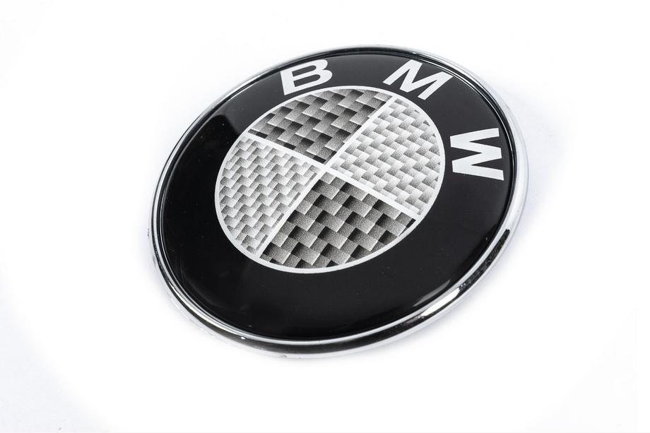 BMW 5 Serie E34 1988–1995 Carbon embleem, Turkije (82 mm) Foto 1