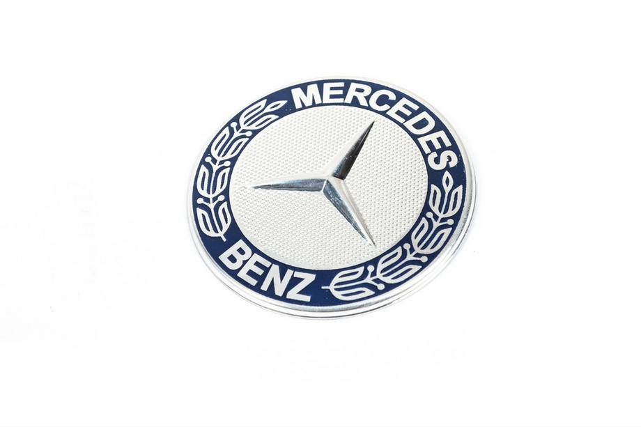 Mercedes ML W163 1997–2005 Mercedes ster voor motorkap (zelfklevend) Zelfklevende sticker Image