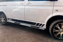 Volkswagen T5 Caravelle 2004–2010 Sidebars (set van 2, RVS) foto 8