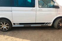 Volkswagen T5 Multivan 2003–2010 Sidebars (set van 2, RVS) foto 9