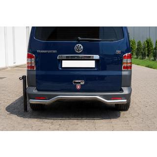 RVS achterbeugel Wave AK006 Volkswagen T5 Caravelle 2004–2010