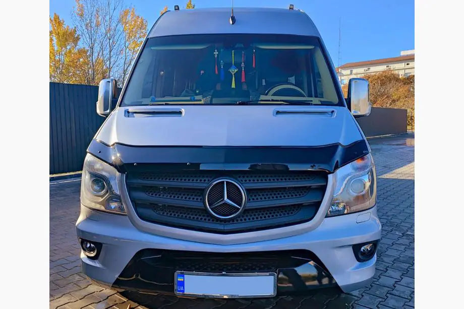 Mercedes Sprinter W906 2006–2018 Motorkapdeflector 2013+ (V1, EuroCap) Foto 11