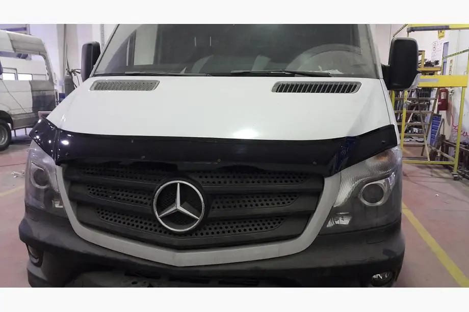 Mercedes Sprinter W906 2006–2018 Motorkapdeflector 2013+ (V1, EuroCap) Foto 7