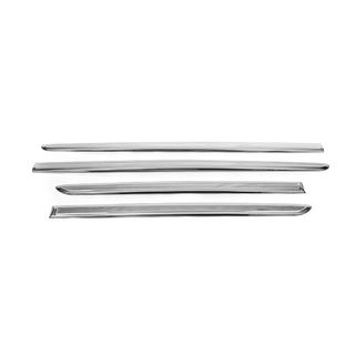 RVS afdekkappen voor sierlijsten (korte wielbasis, 4 stuks) Volkswagen Caddy 2015–2020 foto 2