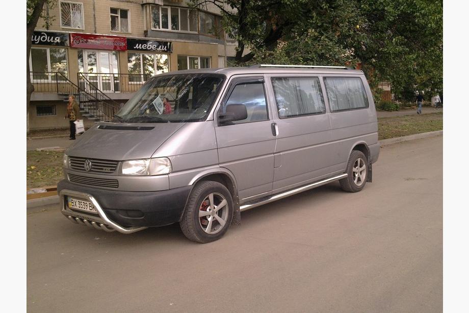 Volkswagen T4 Caravelle/Multivan 1990–2003 Sidebars (2 stuks, RVS) 60 mm, korte wielbasis Foto 2