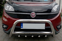 Fiat Doblo II 2010–2022 Bullbar WT004 (RVS) foto 2