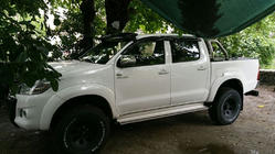 Toyota Hilux 2006–2015 Voorruitvizier (op beugels) foto 3