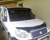 Fiat Doblo I 2005–2010 Voorruitvizier (zwart hoogglans, 5 mm) foto 5