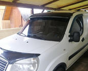 Fiat Doblo I 2005–2010 Voorruitvizier (zwart hoogglans, 5 mm) foto 6