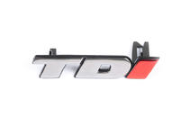Volkswagen T4 Transporter 1990–2003 TDI grille-opschrift OEM-look, I - rood foto 5