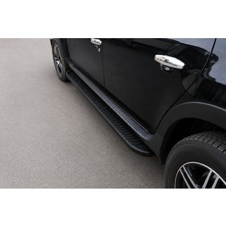 Side steps Tayga Black (2 stuks, aluminium) foto 1