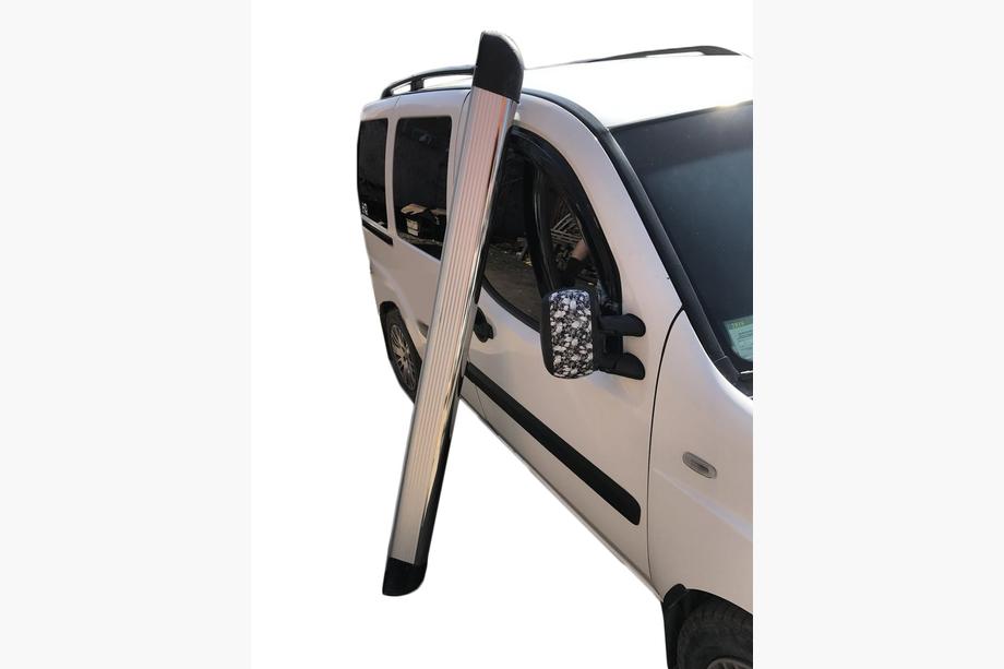 Citroen Berlingo 2008–2018 Omsa Chrome side steps (2 st., aluminium) Image