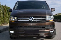 Volkswagen T6 2015–2024 Frontbumper lipspoiler Sport 2-LED 2015-2018 (spuitklaar) foto 2