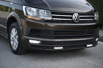 Volkswagen T6 2015–2024 Frontbumper lipspoiler Sport 2-LED 2015-2018 (spuitklaar) foto 1