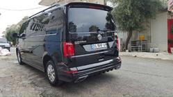 Volkswagen T6 2015–2024 AMG-style achterbumperlip (spuitklaar) foto 5