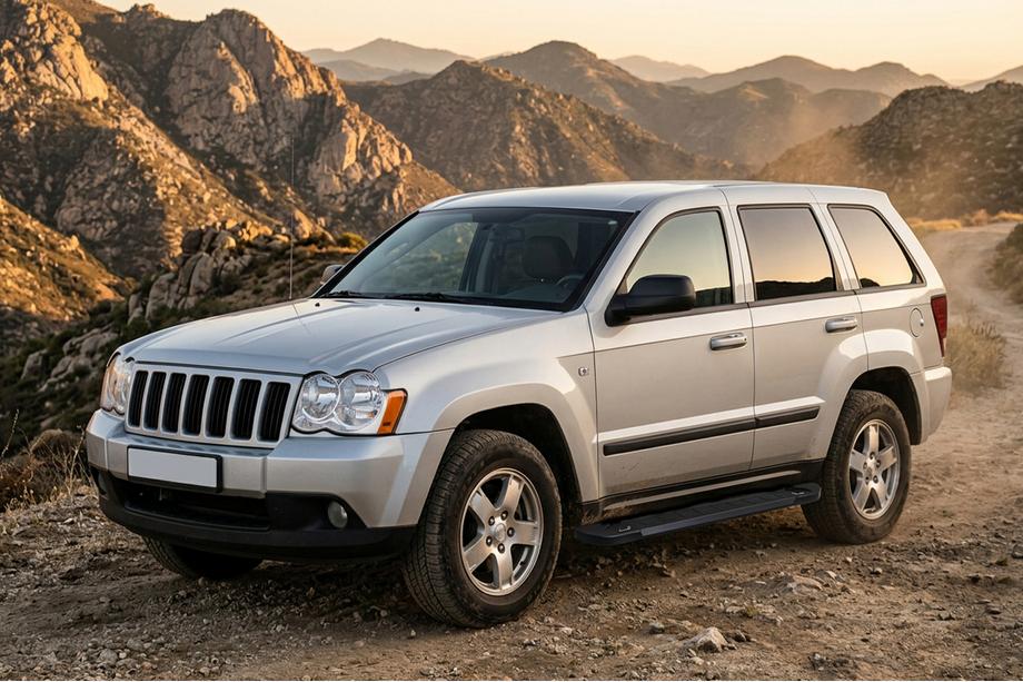 Jeep Grand Cherokee WK 2004–2010 RedLine Black zijtreden (2 st., aluminium) Foto 1
