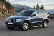 Jeep Grand Cherokee WK 2004–2010 Side steps Tayga Grey (set van 2, aluminium) foto 1
